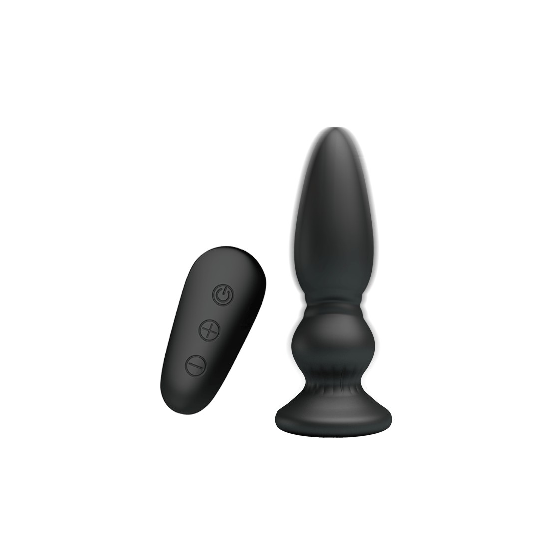 TAPPO ANALE VIBRANTE 12,5 CM CON TELECOMANDO...