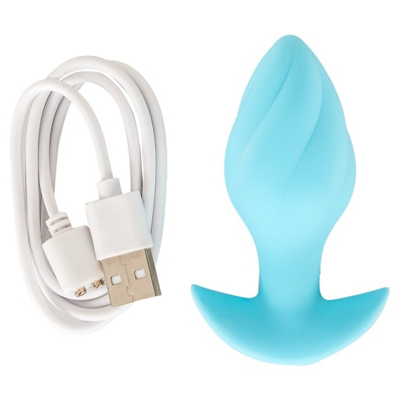 MINI PLUG ANALE VIBRANTE 8 CM CON 7 MODALITA' DI VIBRAZIONE RICARICABILE