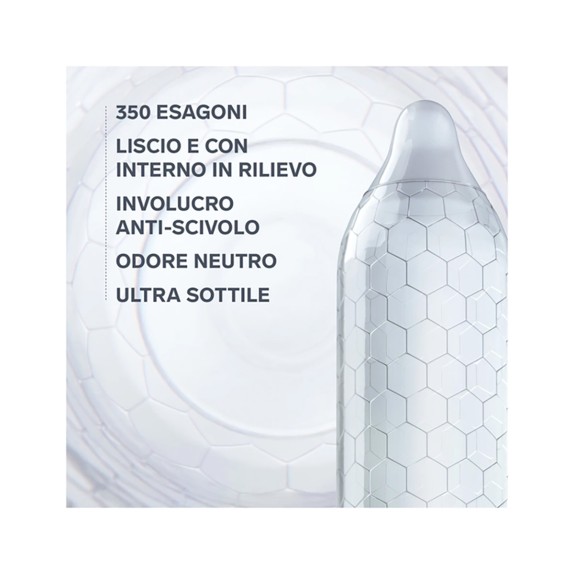 PROFILATTICI XL LELO HEX CON FORMA A ESAGONI 12 PEZZI