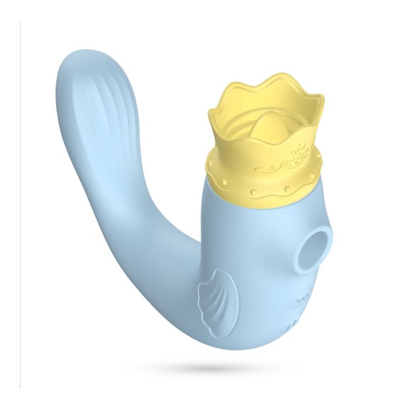 STIMOLATORE CLITORIDEO E VIBRATORE INTERNO 3 IN 1 RE DEI MARI HIRI CRUSHIOUS