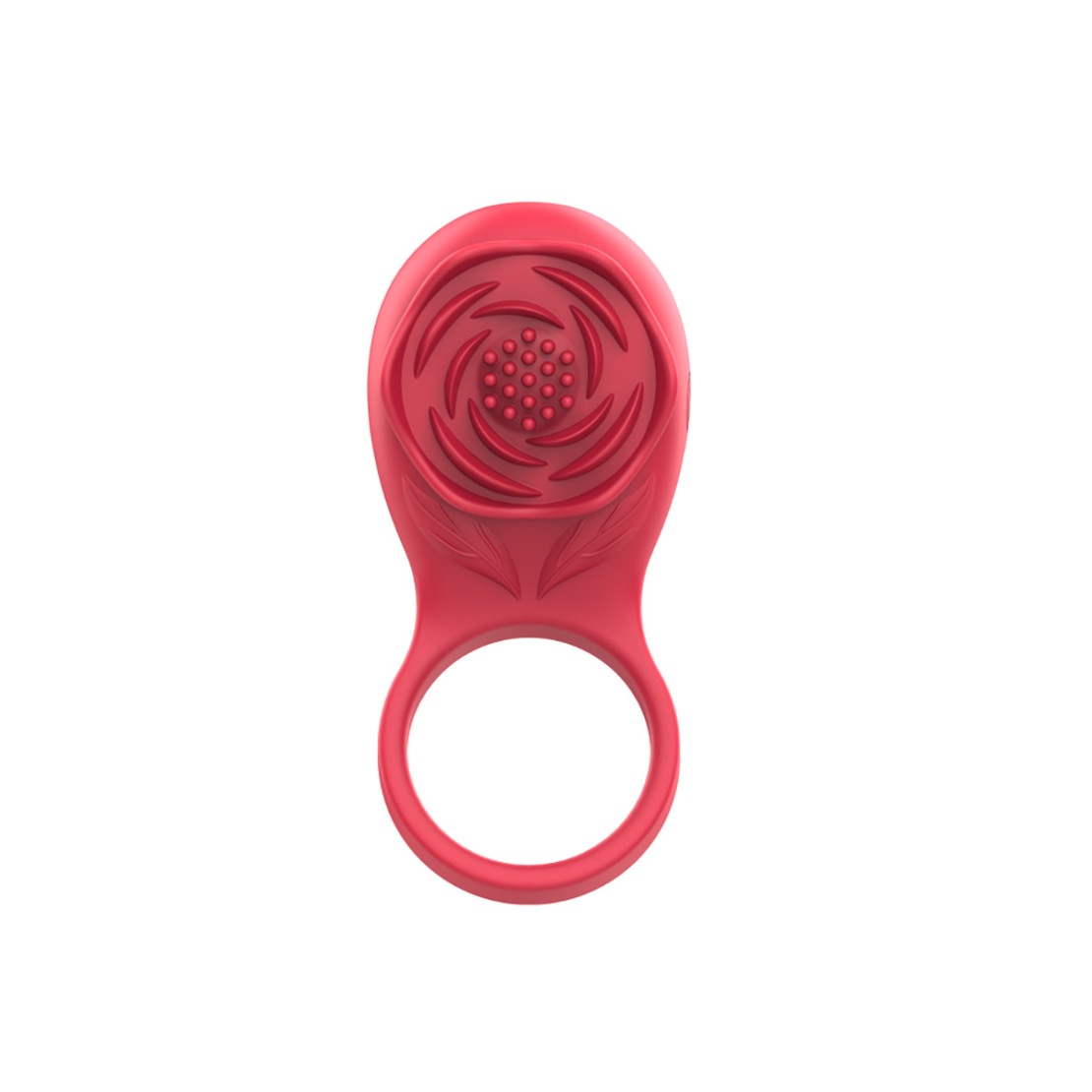 ANELLO VIBRANTE A FORMA DI ROSA PER GIOCHI DI...