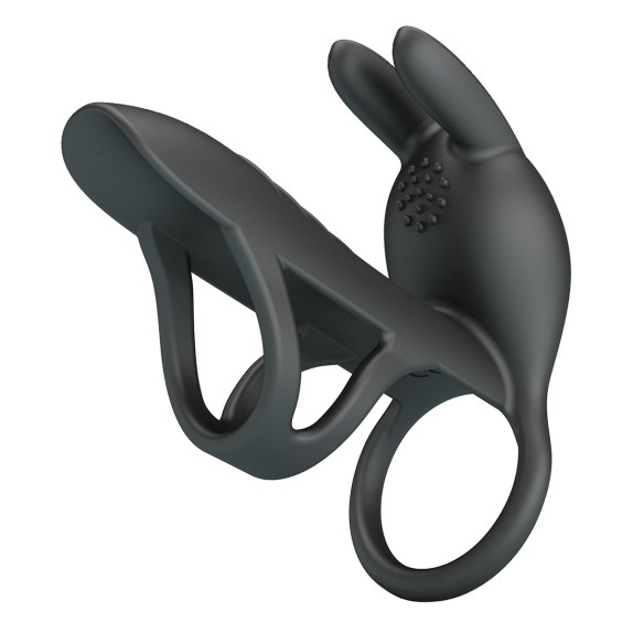 ANELLO VIBRANTE DOPPIO PER STIMOLAZIONE INTERNA ED ESTERNA