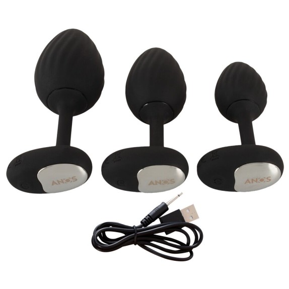 SET PLUG ANALI VIBRANTI USB WIRELESS PER TRAINING ANALE
