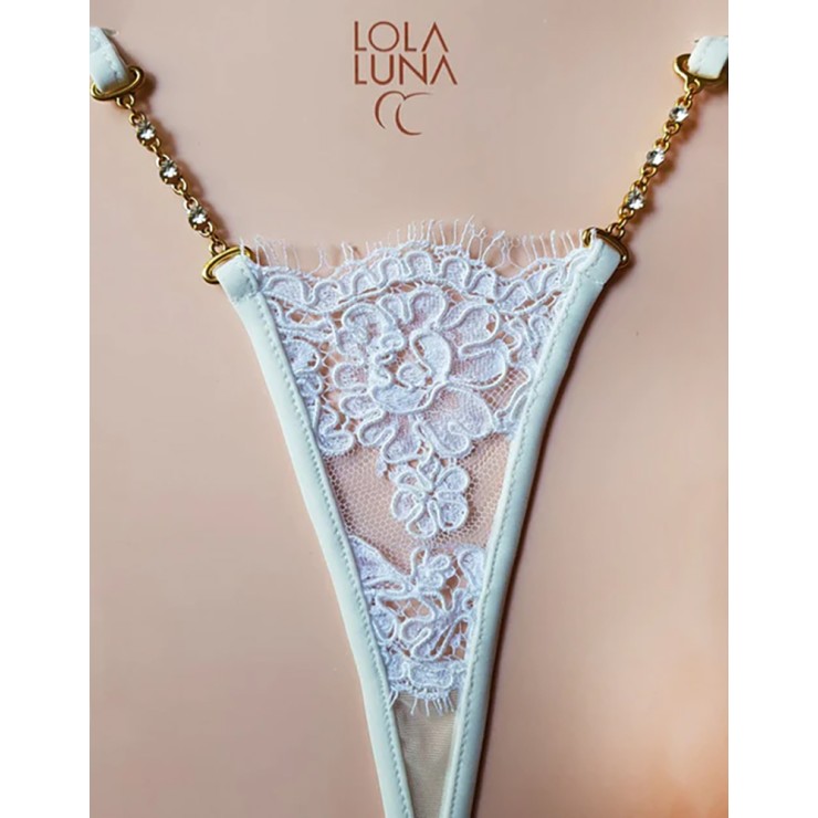 MICRO PERIZOMA SEXY DA DONNA BIANCO DI QUALITA' ROMANE...