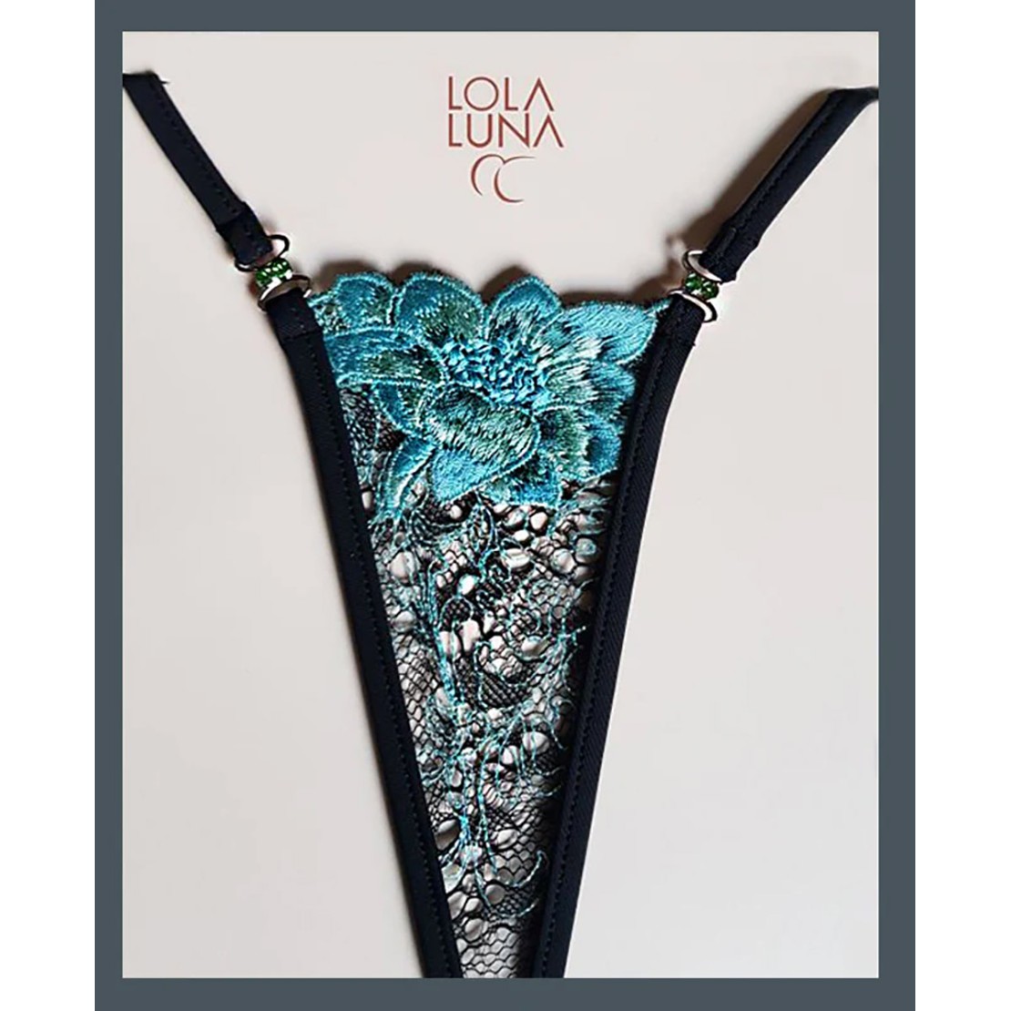 MICRO STRING CELESTE DI QUALITA' SEXY PER DONNA...