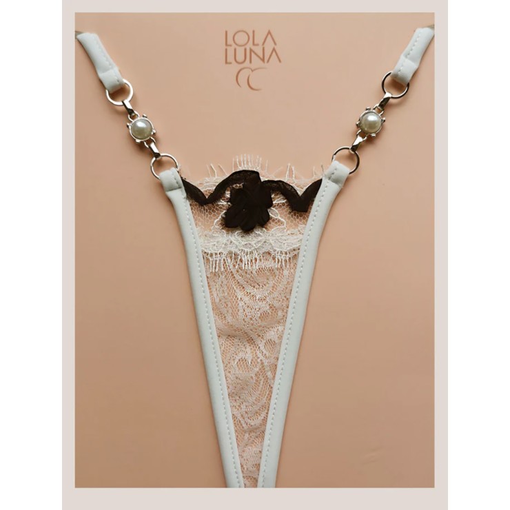 MICRO PERIZOMA SEXY PER DONNA BIANCO DI QUALITA' BELIZE...