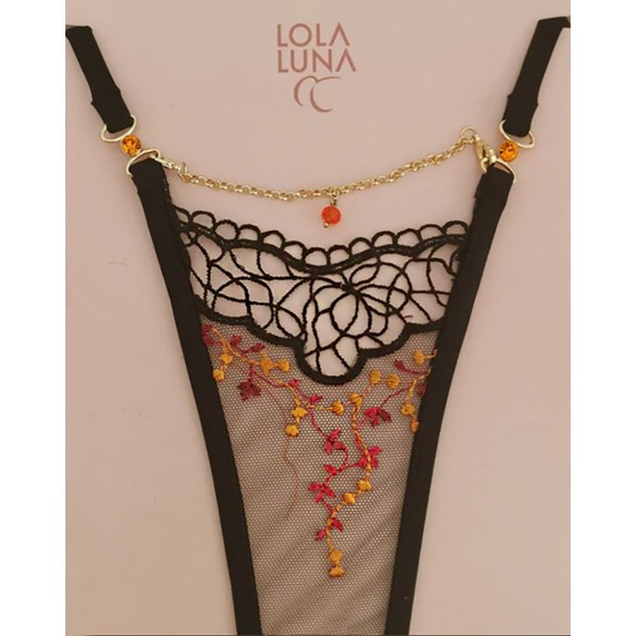 copy of PERIZOMA MINI SEXY RICAMATO PER DONNA DI QUALITA' CON CATENELLA LOLA LUNA