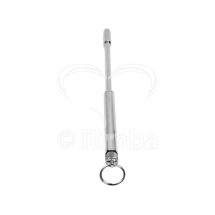 SONDA URETRALE IN ACCIAIO VIBRANTE 28,5 CM