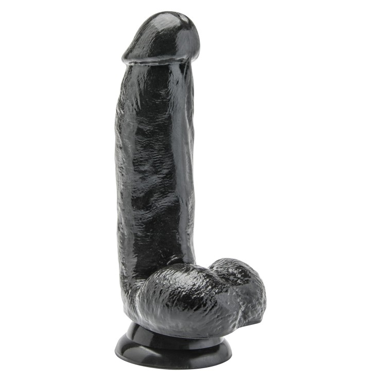 FALLO REALISTICO MORBIDO CON VENTOSA SEX TOY CM. 17