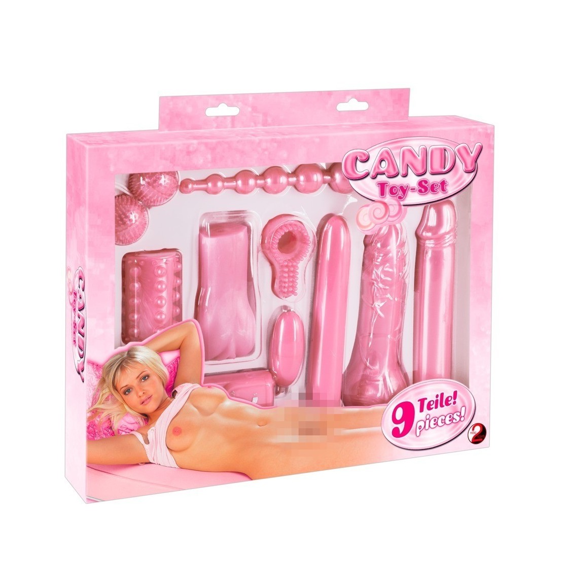 CANDY TOY SET VIBRATORI ROSA