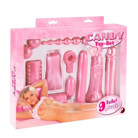 CANDY TOY SET VIBRATORI ROSA