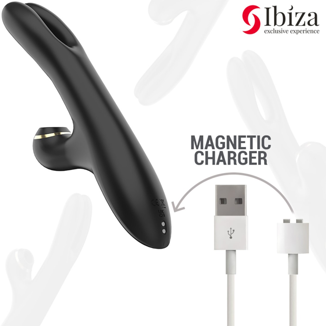 VIBRATORE RABBIT CON MOVIMENTO APETURA INTERNA...