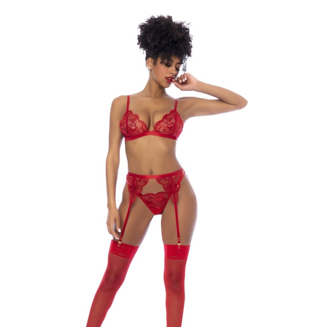 copy of COMPLETO INTIMO SEXY 3 PEZZI PER DONNA...
