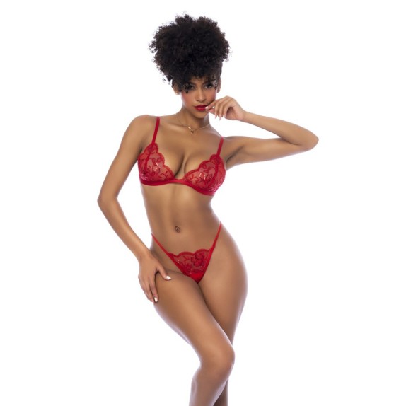 copy of COMPLETO INTIMO SEXY 3 PEZZI PER DONNA IN PIZZO MAPALE'