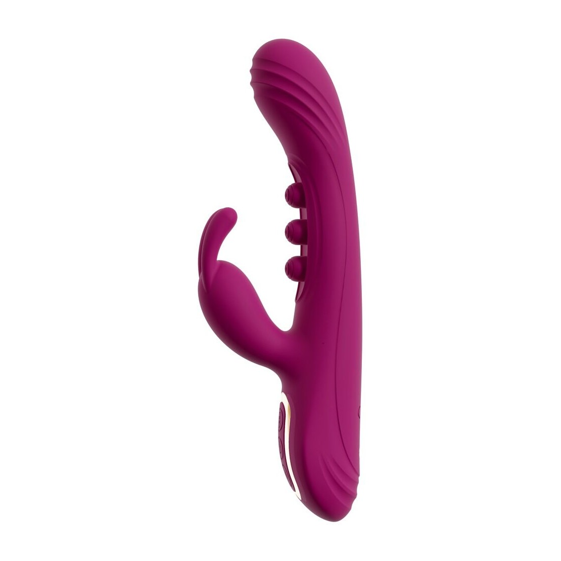 VIBRATORE RABBIT 2IN1 CON PALLINE INTERNE PER...