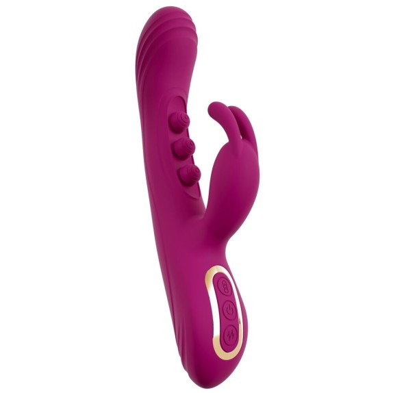 VIBRATORE RABBIT 2IN1 CON PALLINE INTERNE PER SQUIRTING