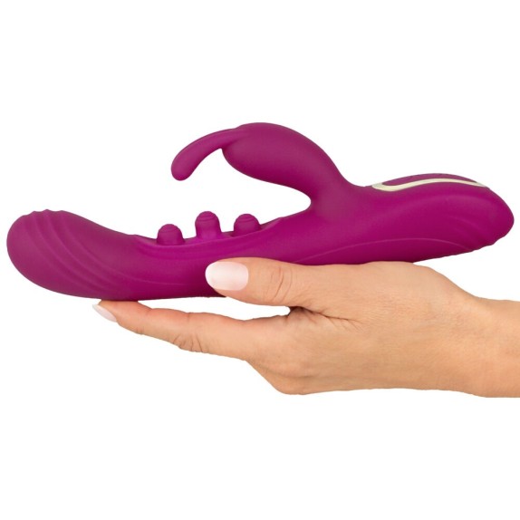 VIBRATORE RABBIT 2IN1 CON PALLINE INTERNE PER SQUIRTING
