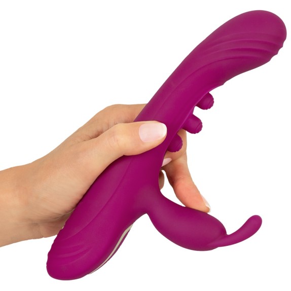 VIBRATORE RABBIT 2IN1 CON PALLINE INTERNE PER SQUIRTING