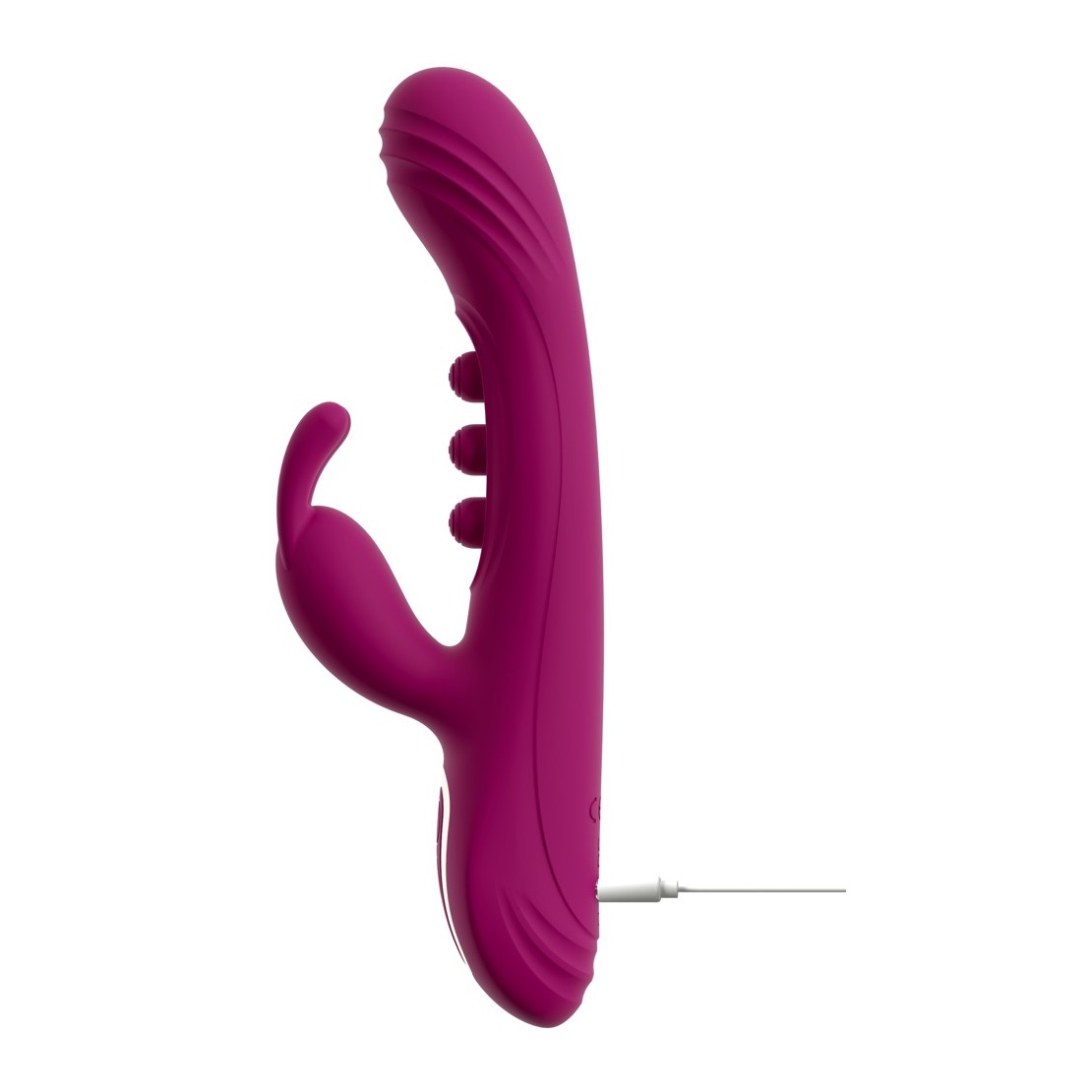 VIBRATORE RABBIT 2IN1 CON PALLINE INTERNE PER...