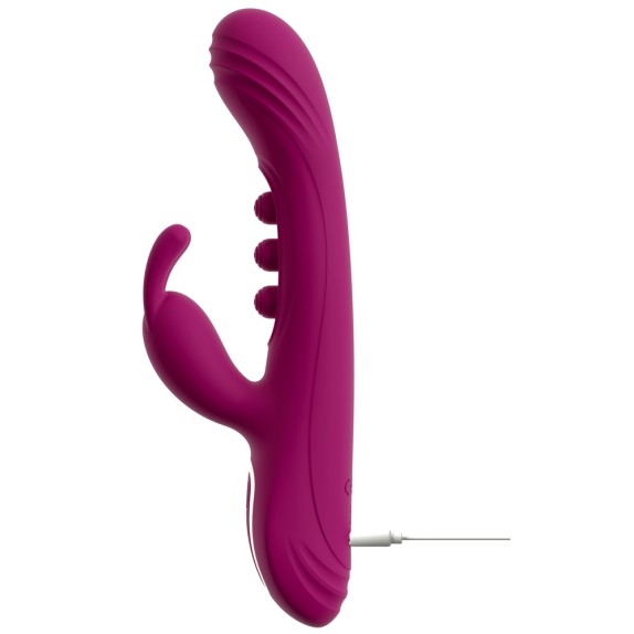 VIBRATORE RABBIT 2IN1 CON PALLINE INTERNE PER SQUIRTING