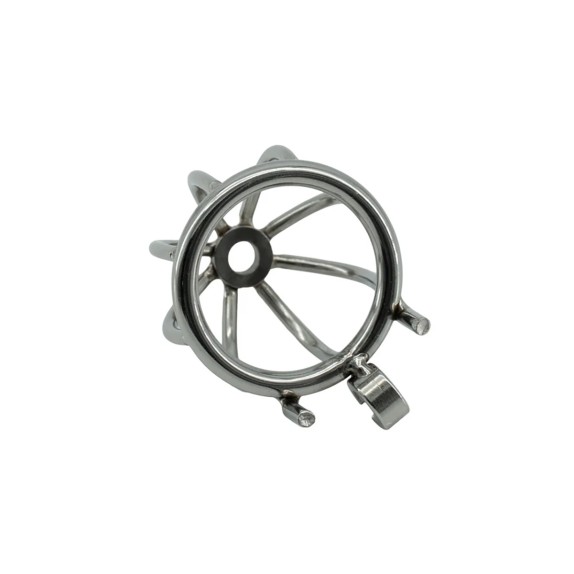 CINTURA DI CASTITÀ IN ACCIAIO CON ANELLI VARIE MISURE X-SHORT