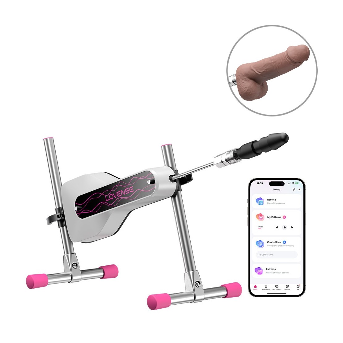 LOVENSE MINI SEX MACHINE CON APP A DISTANZA E...