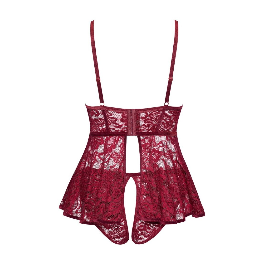 copy of BABYDOLL SEXY PER DONNA CON SLIP APERTO...