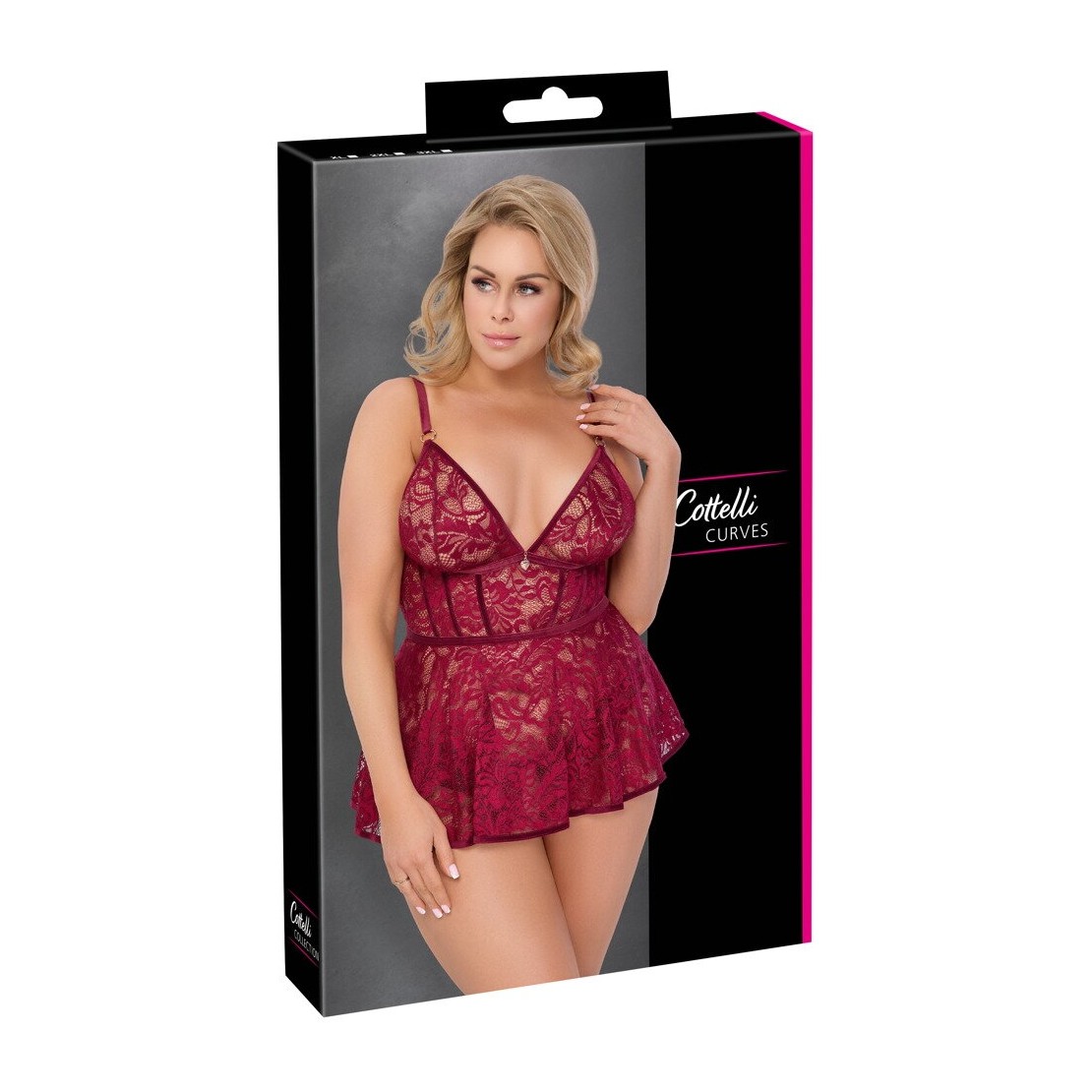 copy of BABYDOLL SEXY PER DONNA CON SLIP APERTO...